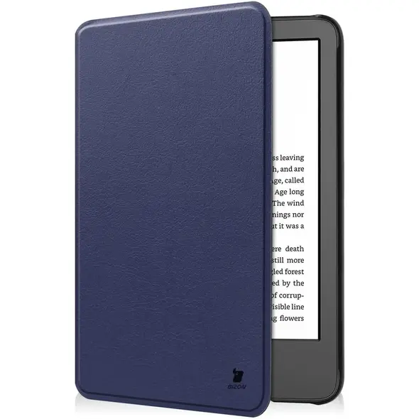 Bizon Case Tab Croc Amazon Kindle 12 2024 / 11 2022 navy blue