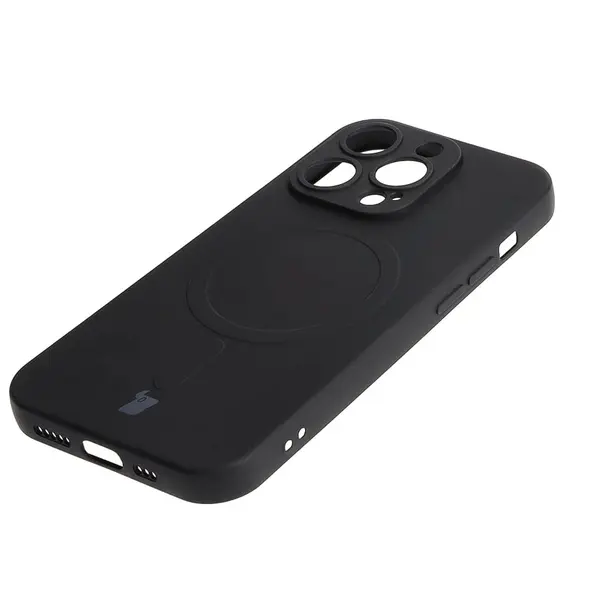 Bizon Case Silicone Magnetic Apple iPhone 14 Pro black