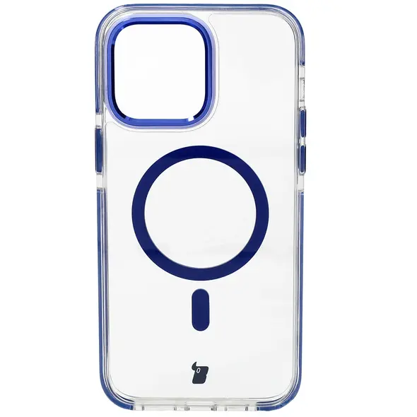 Bizon Case Marco Apple iPhone 14 Pro Max clear with blue frame