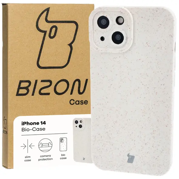 Bizon Bio-Case Apple iPhone 14 ecru