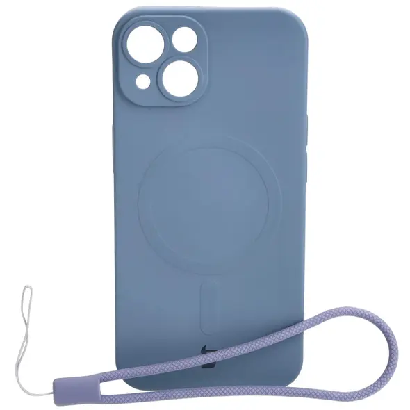 Bizon Case Silicone Magnetic Apple iPhone 14 grey