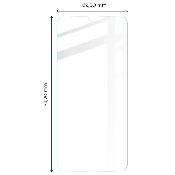 Bizon Glass Clear tempered glass - 3 pcs. + lens glass Moto E20