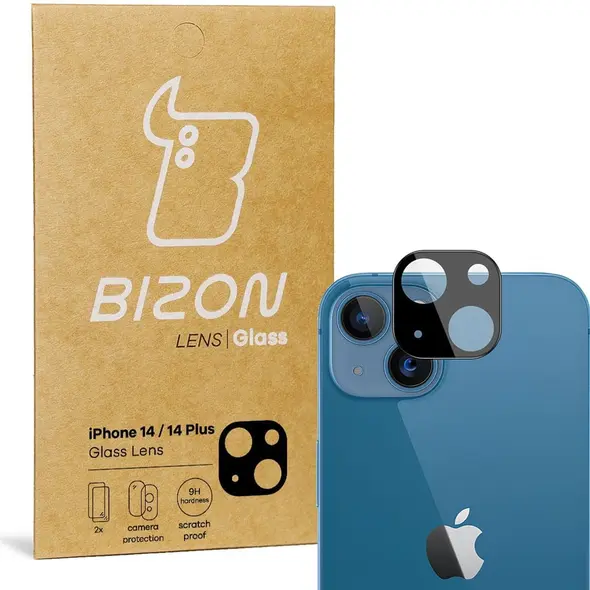 Bizon Glass Lens Apple iPhone 14 / 14 Plus [2 PACK]