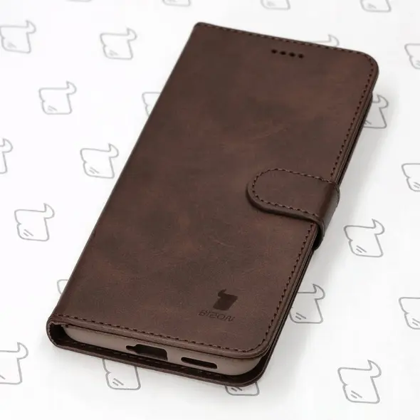 Bizon Case Wallet Xiaomi Poco X4 GT dark brown