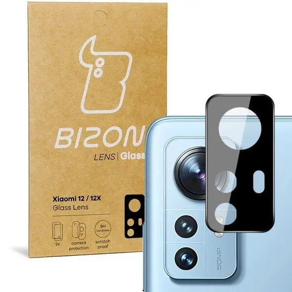 Bizon Glass Lens Xiaomi 12/ 12X [2 PACK]