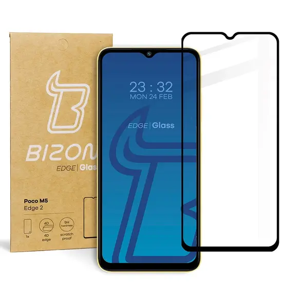 Bizon Glass Edge 2 Poco M5 black