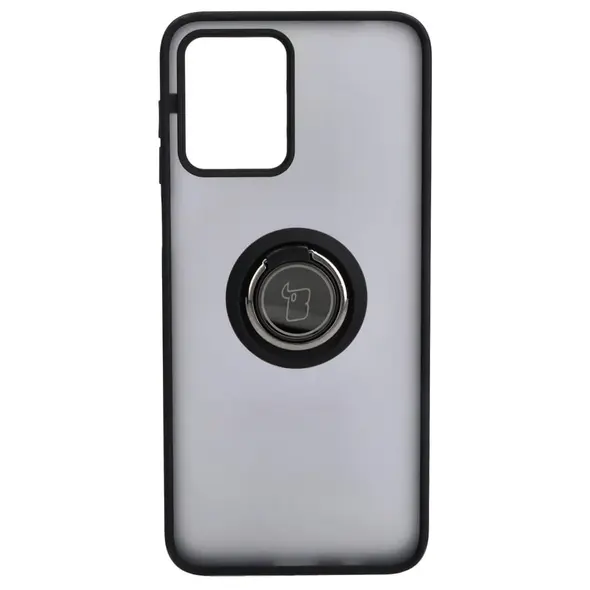 Bizon Case Hybrid Ring Motorola Moto G13 / G23 / G53 5G smoky with a black frame