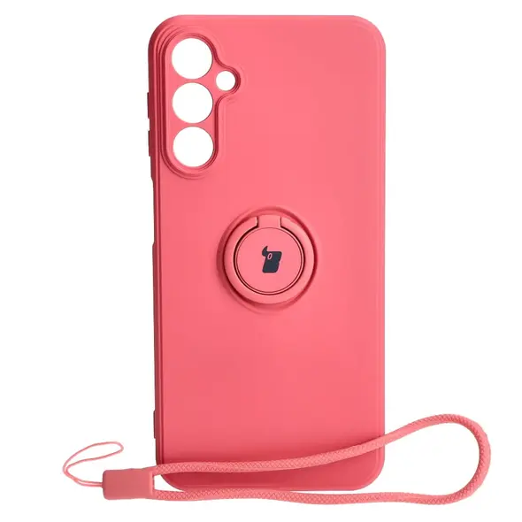 Bizon Case Silicone Ring Sq Samsung Galaxy A24 dirty pink