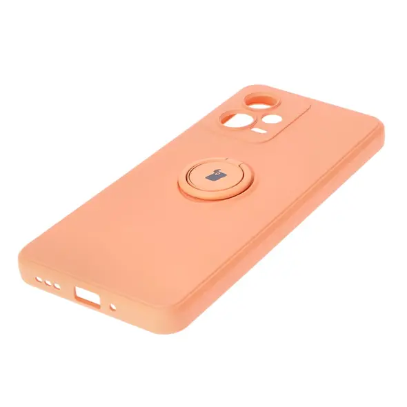 Bizon Case Silicone Ring Sq Xiaomi Redmi Note 12 5G/Poco X5 orange