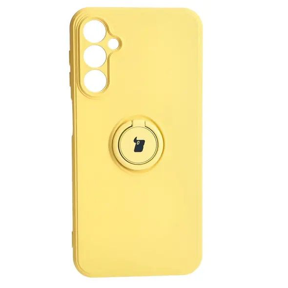 Bizon Case Silicone Ring Sq Samsung Galaxy A24 yellow