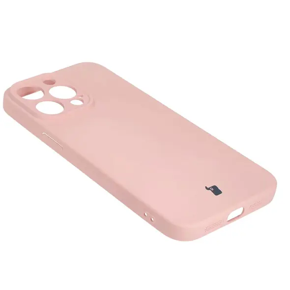 Bizon Case Silicone Apple iPhone 15 Pro Max light pink