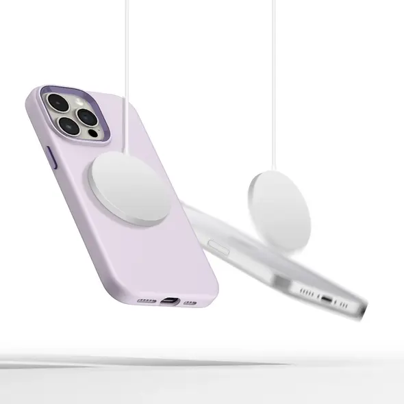 Tech-Protect Silicone Pure MagSafe Apple iPhone 15 Pro Max Mauve