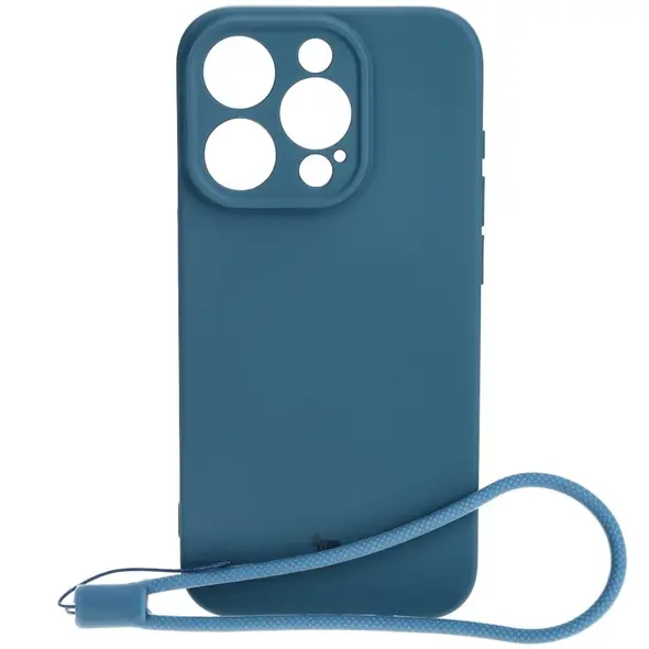 Bizon Case Silicone Apple iPhone 15 Pro navy blue