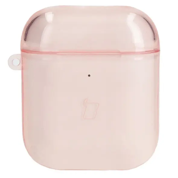 Bizon Case Headphone Clear Airpods 1/2 clear-pink