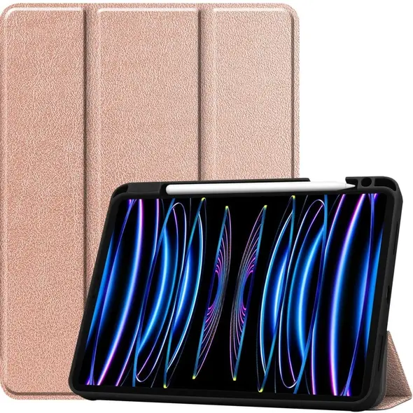 Bizon Case Tab Lizard Apple iPad Pro 11 2022/2021/2020/2018 rose gold