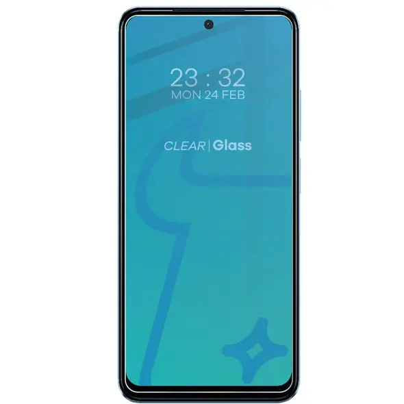 BIZON Clear 3x screen glass + camera glass Redmi Note 12S