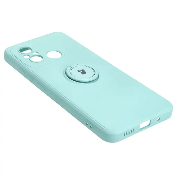 Bizon Case Silicone Ring Sq Xiaomi Redmi 12C turquoise