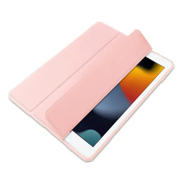 Bizon Case Tab Clear Matt Apple iPad 9 10.2 2021 / iPad 8 2020/ iPad 10.2 2019 light pink