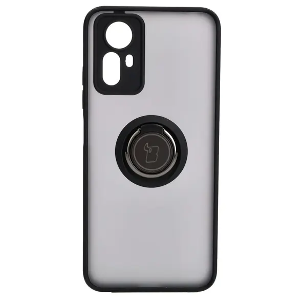 Bizon Case Hybrid Ring Xiaomi Redmi Note 12S smoky with a black frame