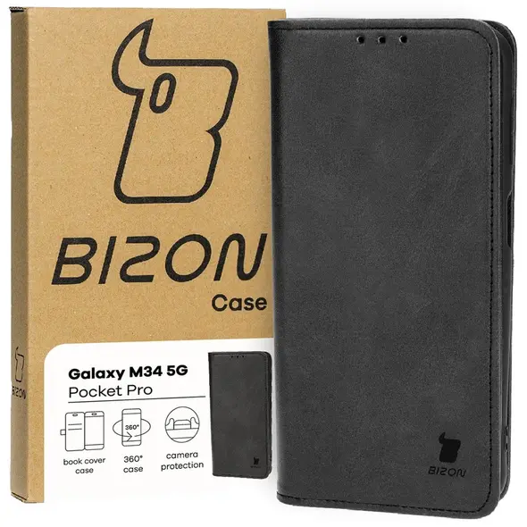 Bizon Case Pocket Pro Samsung Galaxy M34 5G black