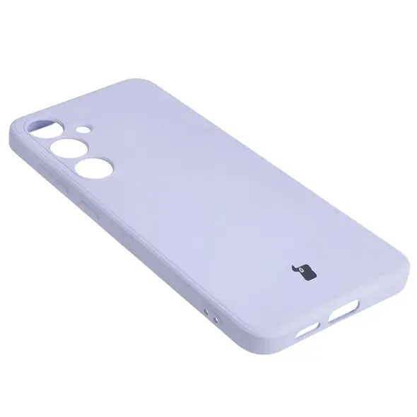 Bizon Case Silicone Sq Samsung Galaxy S24 Plus light purple