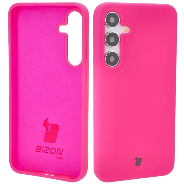 Bizon Soft Case Samsung Galaxy S24 Plus neon pink