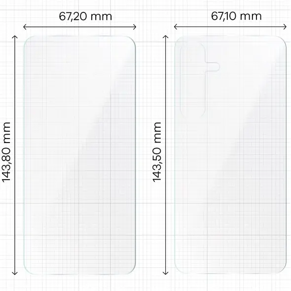 Bizon Glass Hydrogel Pack do Samsung Galaxy S24