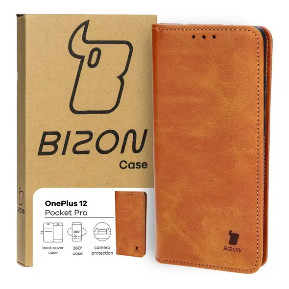 Bizon Case Pocket Pro OnePlus 12 brown