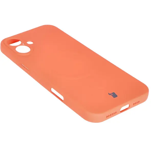 Bizon Case Silicone Magnetic Apple iPhone 16 carrot