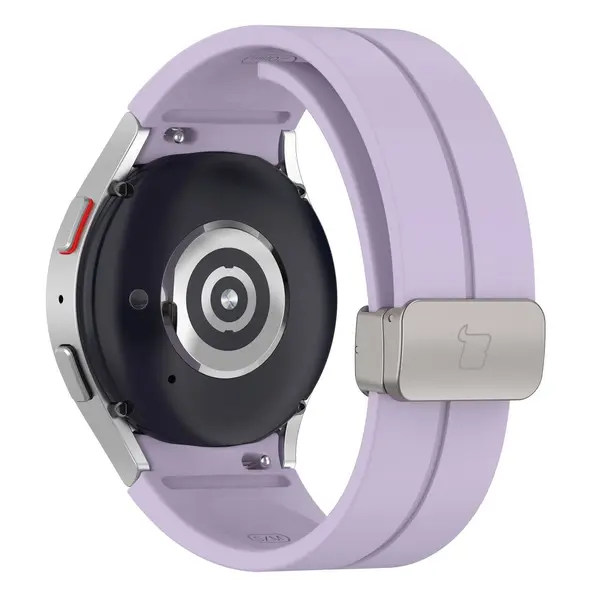 Bizon Strap Watch Silicone Samsung Galaxy Watch FE/7/6/6 Classic/5/5 Pro/4/4 Classic lavender