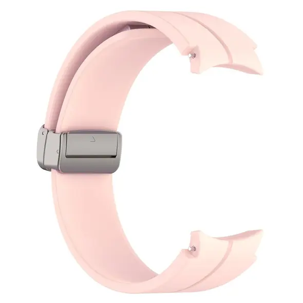 Bizon Strap Watch Silicone Samsung Galaxy Watch FE/7/6/6 Classic/5/5 Pro/4/4 Classic light rose