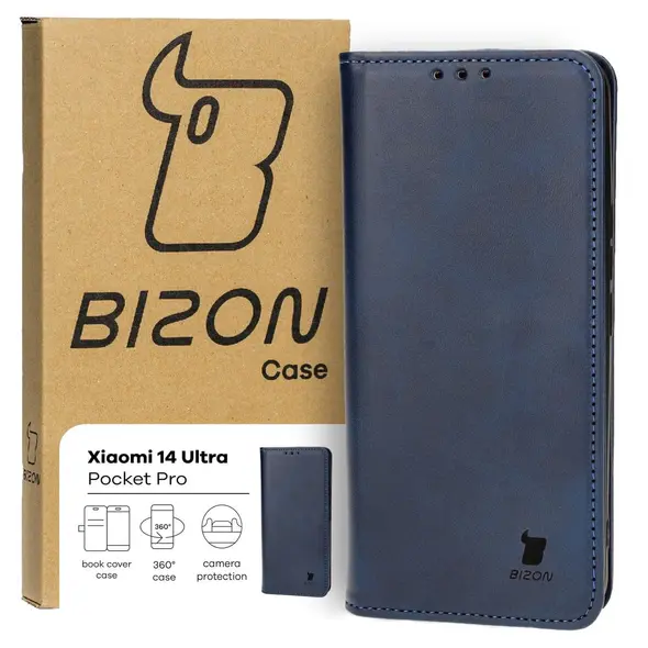 Bizon Case Pocket Pro Xiaomi 14 Ultra navy blue