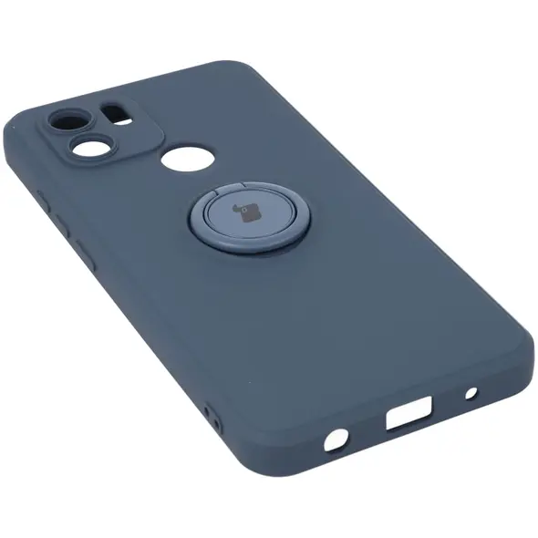 Bizon Case Silicone Ring Redmi A1 navy blue