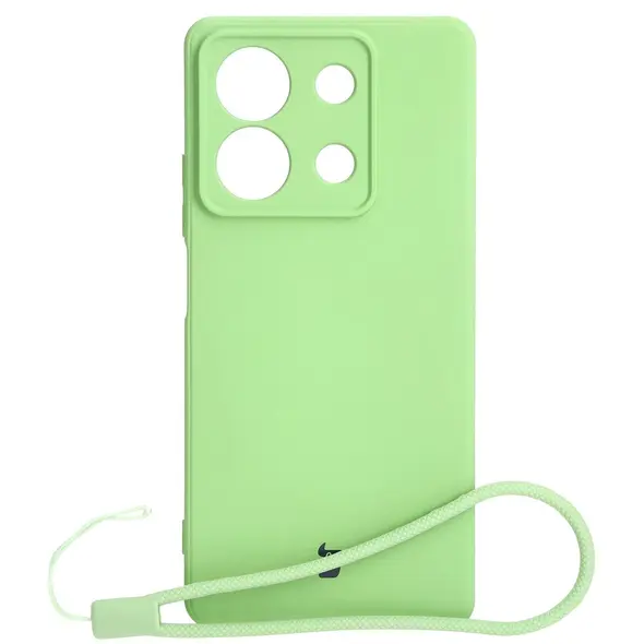 Bizon Case Silicone Sq Xiaomi Redmi Note 13 5G light green