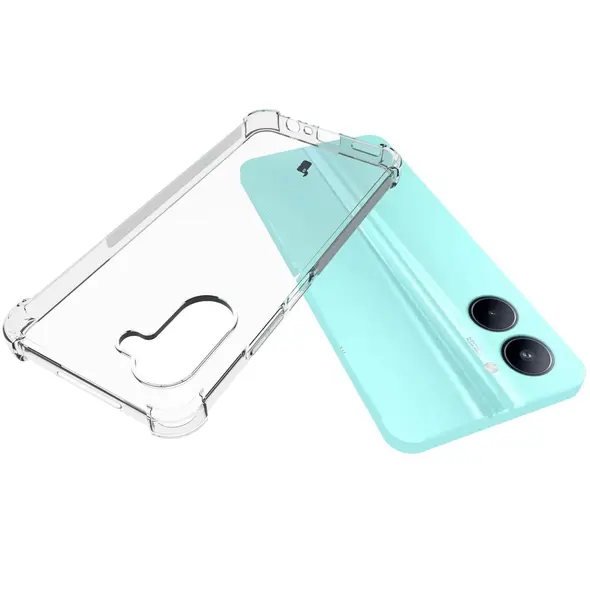 Bizon Case Clear Pack case + 2x screen glass Realme C33 clear