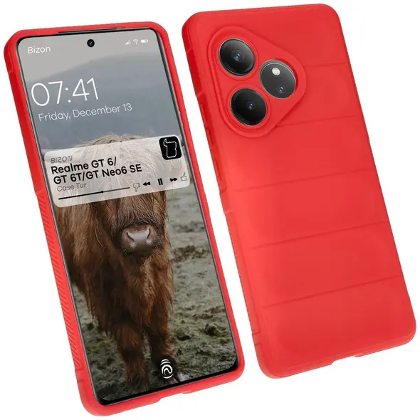 Bizon Case Tur Realme GT 6 / GT 6T / GT Neo6 SE red