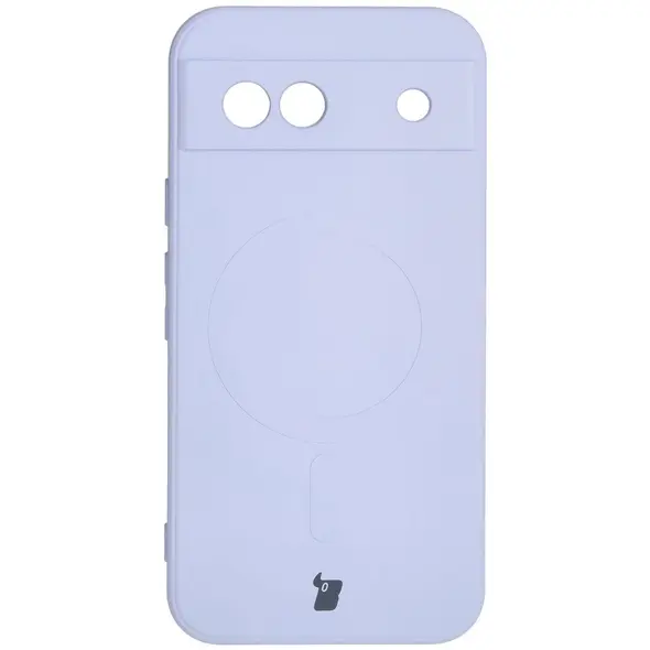 Bizon Case Silicone Magnetic Sq Google Pixel 8a light purple