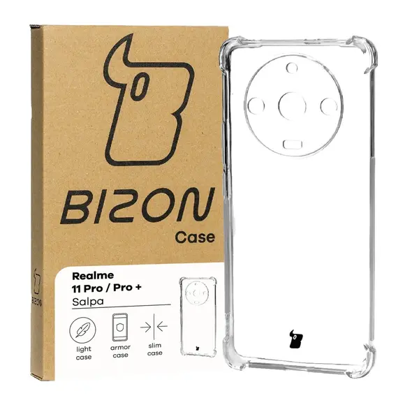 Bizon Case Salpa Realme 11 Pro / 11 Pro+ clear