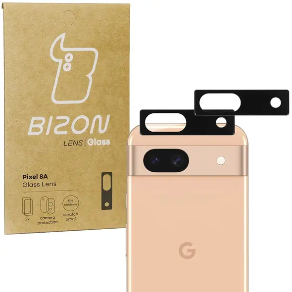 Bizon Glass Lens Pixel 8A [2 PACK]