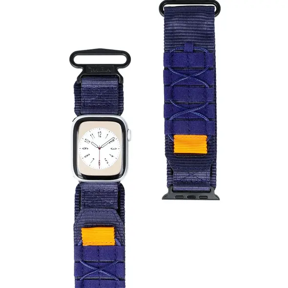 Bizon Strap Watch Adventure Apple Watch 38/40/41/42 mm navy blue