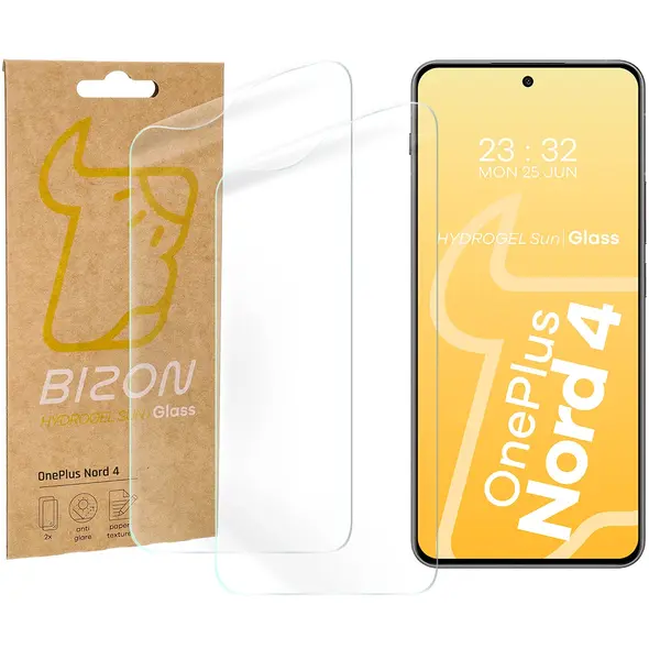 Bizon Glass Hydrogel Sun OnePlus Nord 4 [2 PACK]