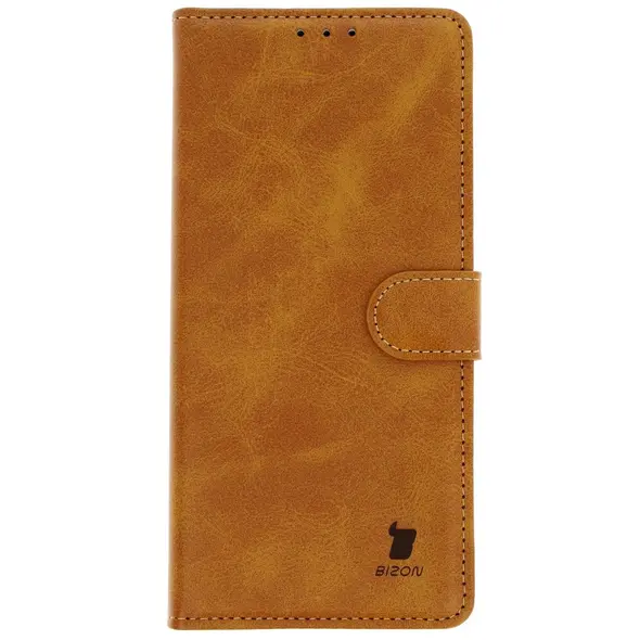 Bizon Case Pocket Motorola Moto G35 5G brown