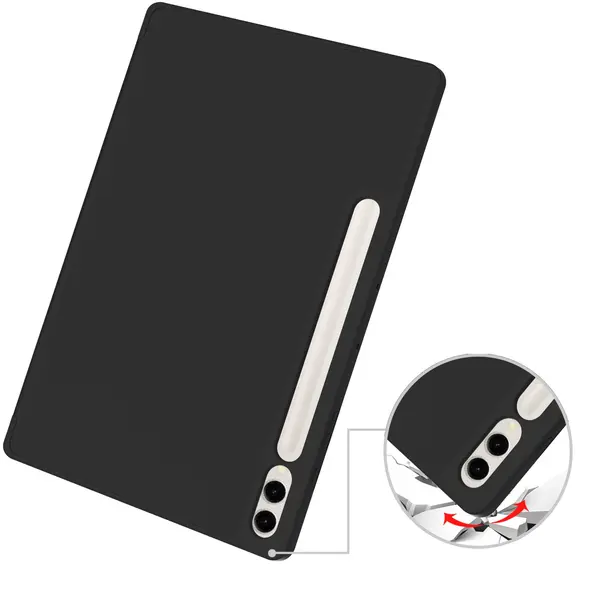 Bizon Case Tab Lizard Samsung Galaxy Tab S10 Plus / S9 Plus black