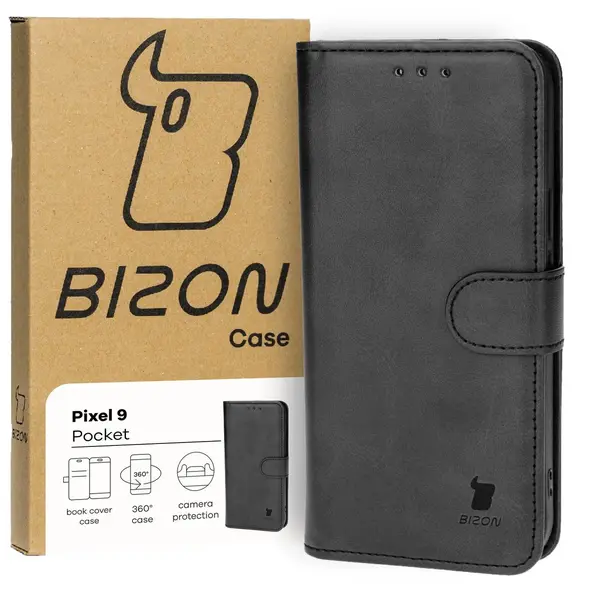 Bizon Case Pocket Google Pixel 9 / 9 Pro black