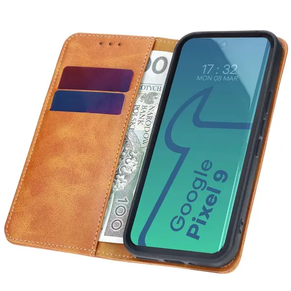 Bizon Case Pocket Pro Google Pixel 9 / 9 Pro brown