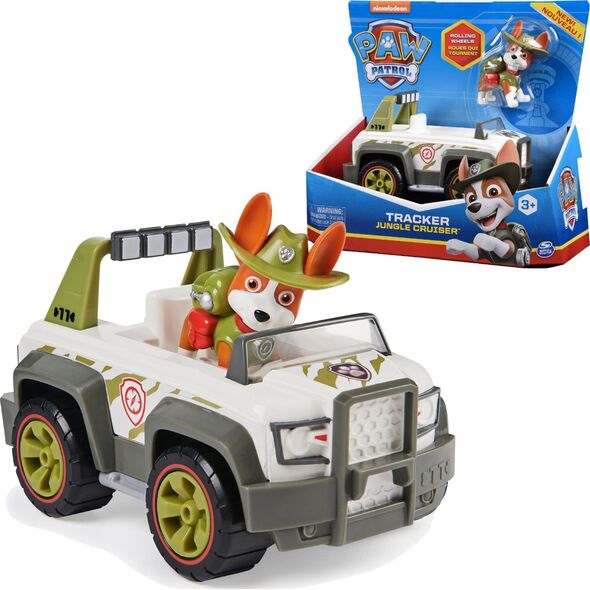 Spin Master Psi Patrol Tracker Jeep Pojazd z figurką Jungle