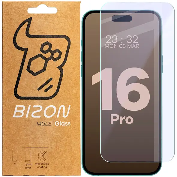 Bizon Glass Mule Apple iPhone 16 Pro