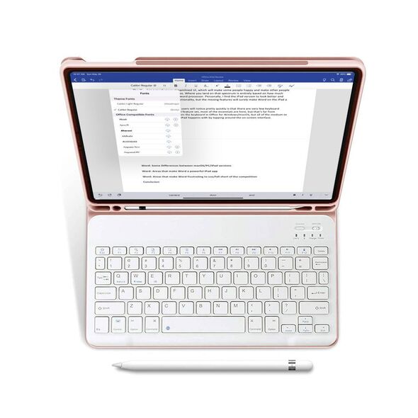 Tech-Protect Sc Pen + Keyboard Apple iPad 10.9 2022 (10 gen) Pink