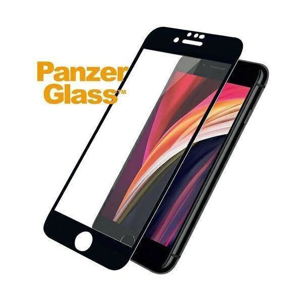 Tempered Glass 5D IPHONE 6 / 6S / 7 / 8 / SE 2020 / 2022 PanzerGlass E2E Super+ Case Friendly black 5711724026799