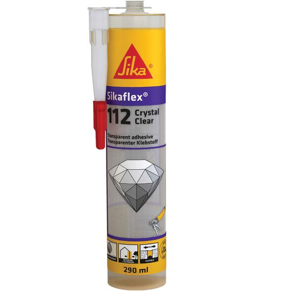 SIKA Sikaflex®-112 Crystal Clear Συγκολλητικο-Σφραγιστικο 449602 εως 12 άτοκες δόσεις